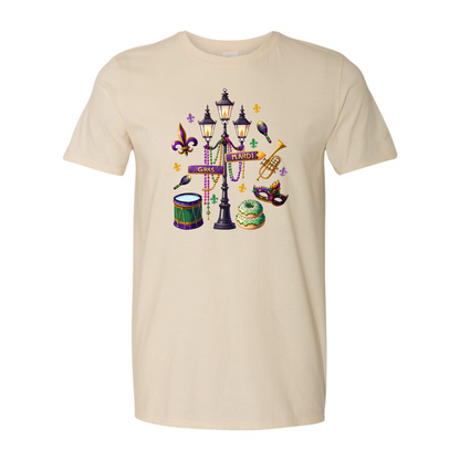 ADULT Unisex T-Shirt MGRA017 WESTERN MARDI GRAS