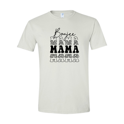 ADULT Unisex T-Shirt MOMA003 BOUJEE MAMA BLACK