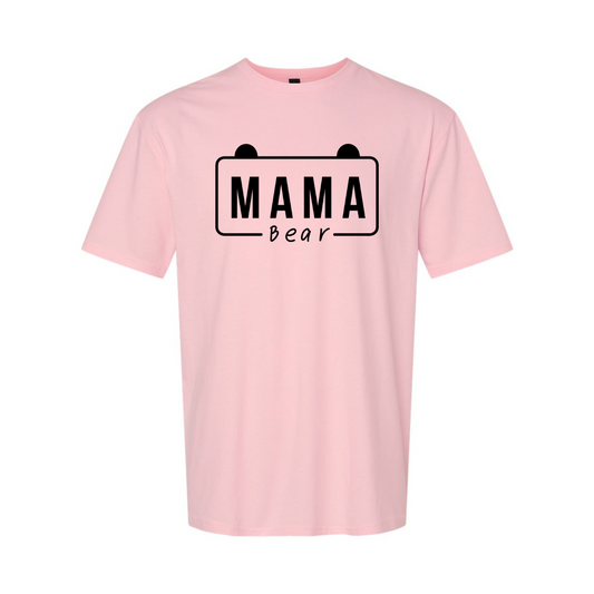 ADULT Unisex T-Shirt MOMA016 MAMA BEAR BLACK