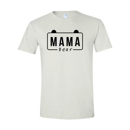 ADULT Unisex T-Shirt MOMA016 MAMA BEAR BLACK