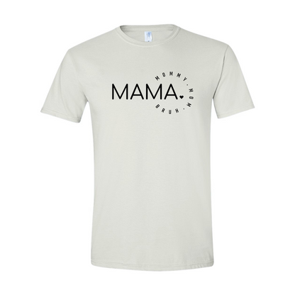 ADULT Unisex T-Shirt MOMA021 MAMA BRUH 2 BLACK