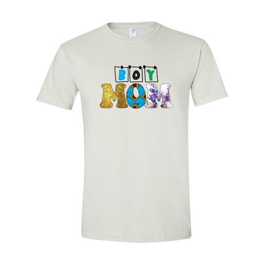 ADULT Unisex T-Shirt MOMB005 BOY MOM