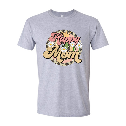 ADULT Unisex T-Shirt MOMC005 HAPPY MOM