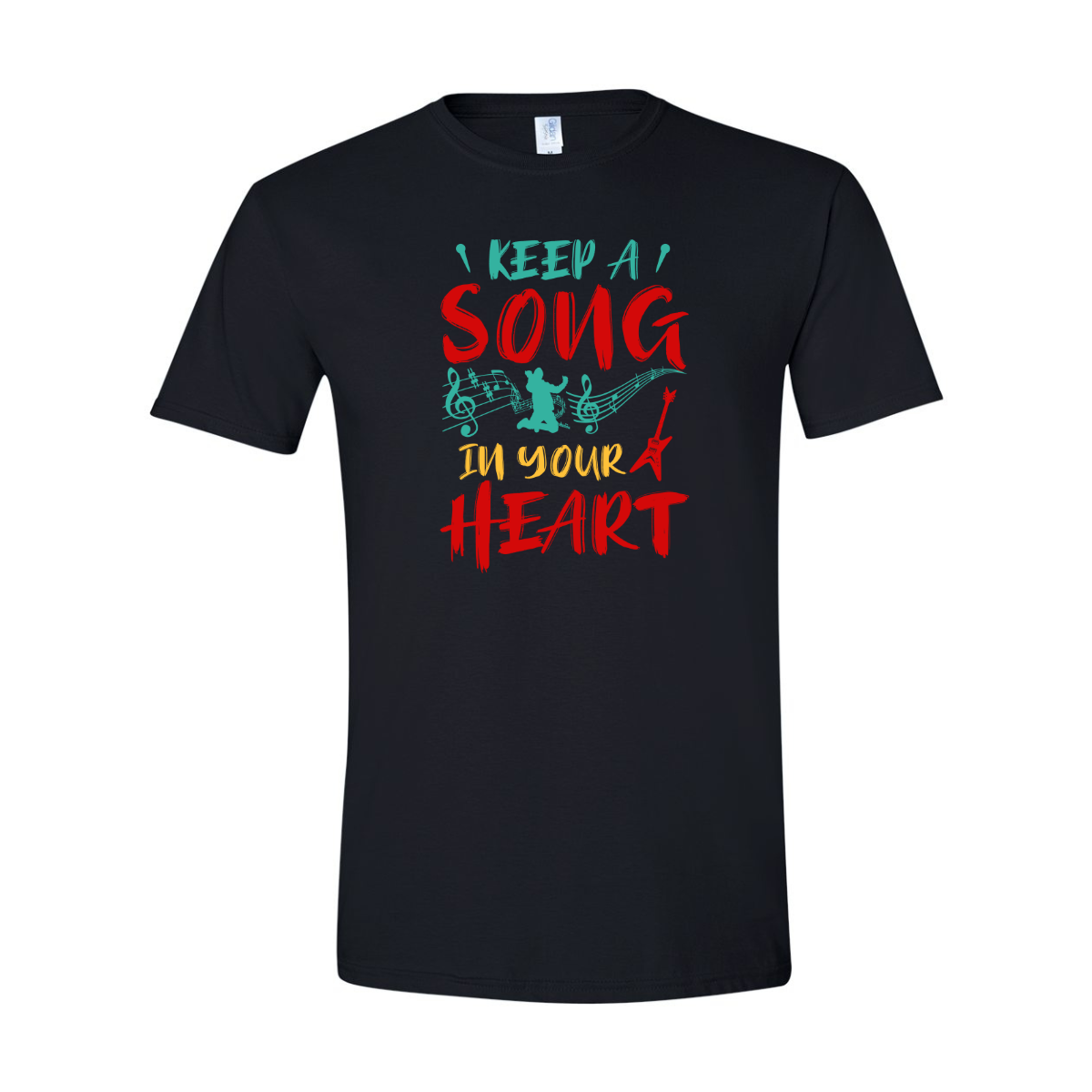 ADULT Unisex T-Shirt MUSA022 KEEP A SONG IN YOUR HEART