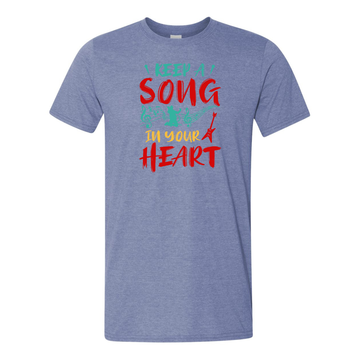 ADULT Unisex T-Shirt MUSA022 KEEP A SONG IN YOUR HEART