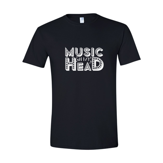 ADULT Unisex T-Shirt MUSA034 MUSIC IN MY HEAD