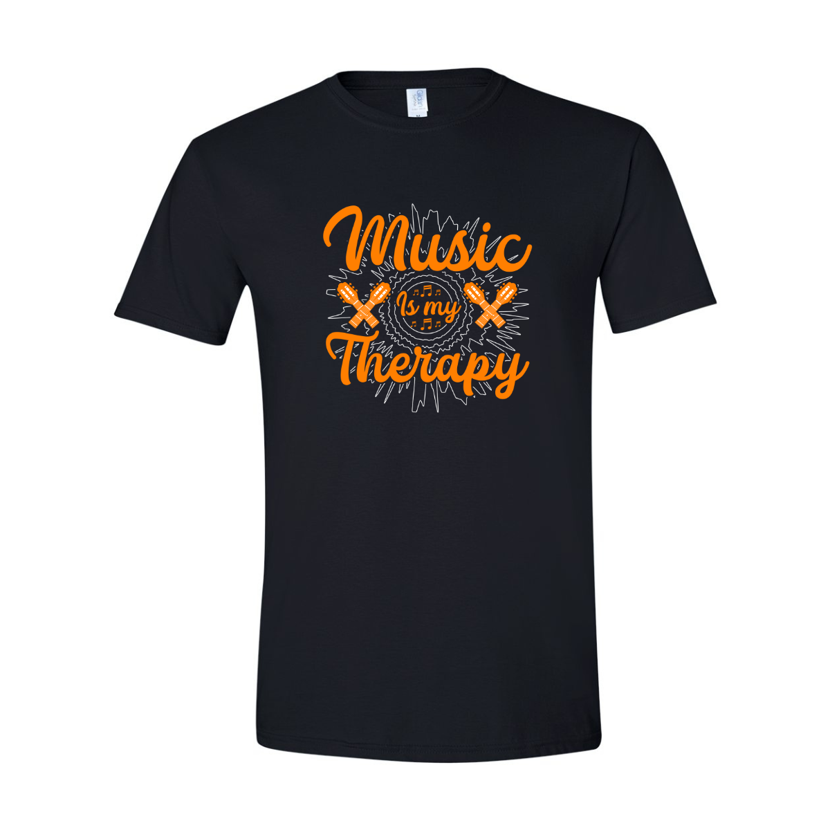 ADULT Unisex T-Shirt MUSA041 MUSIC IS MY THERAPY