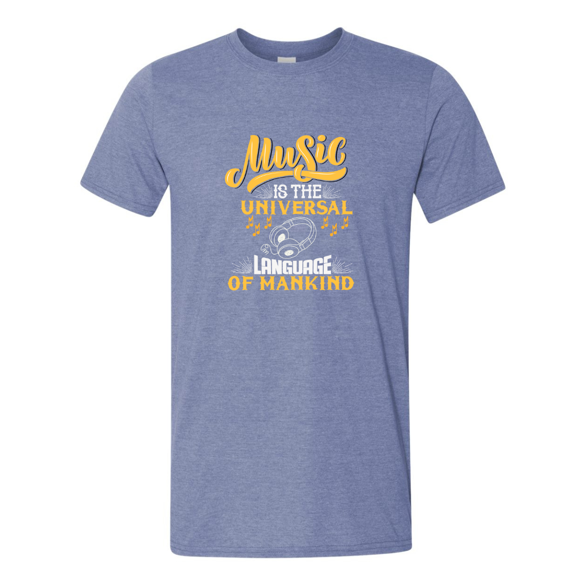 ADULT Unisex T-Shirt MUSA044 MUSIC IS THE UNIVERSAL LANGUAGE