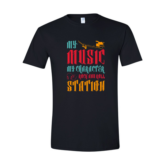 ADULT Unisex T-Shirt MUSA050 MY MUSIC MY CHARACTER