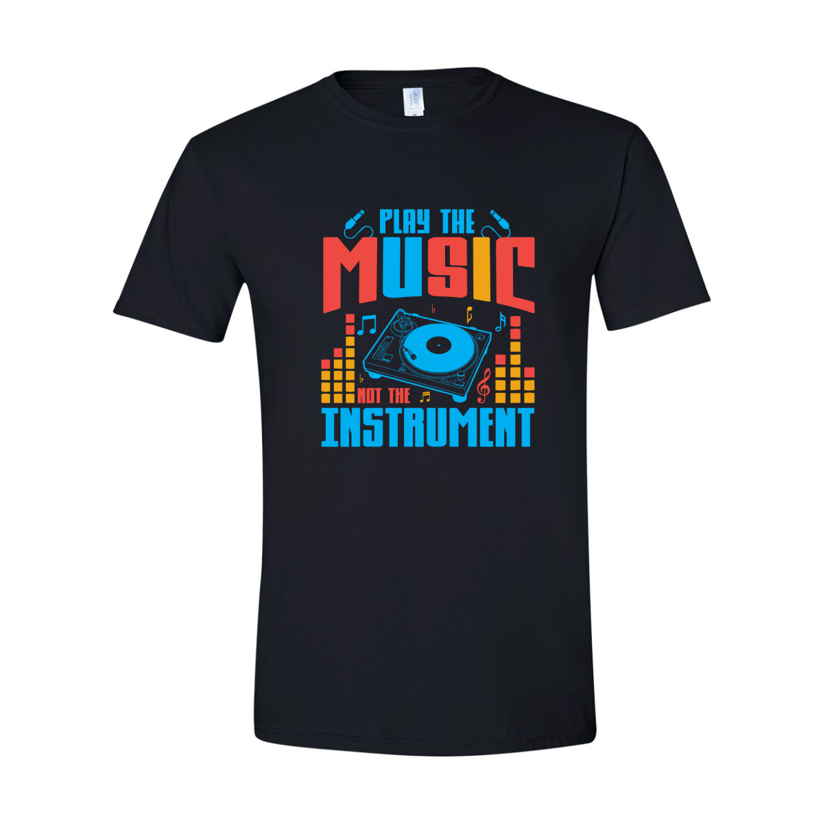 ADULT Unisex T-Shirt MUSA054 PLAY THE MUSIC