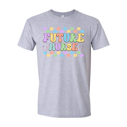 ADULT Unisex T-Shirt NURB004 FUTURE NURSE RETRO