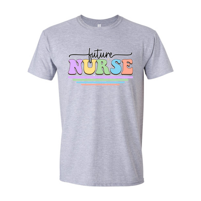 ADULT Unisex T-Shirt NURB005 FUTURE NURSE SCRIPT