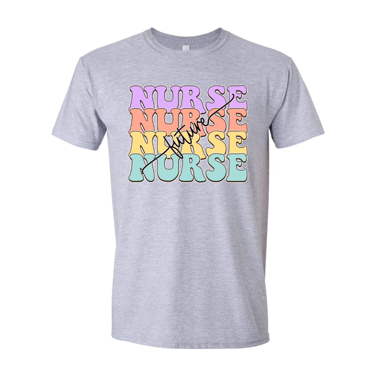 ADULT Unisex T-Shirt NURB006 FUTURE NURSE REPEAT