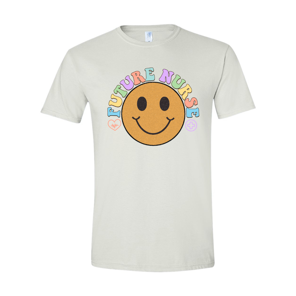 ADULT Unisex T-Shirt NURB007 FUTURE NURSE SMILEY