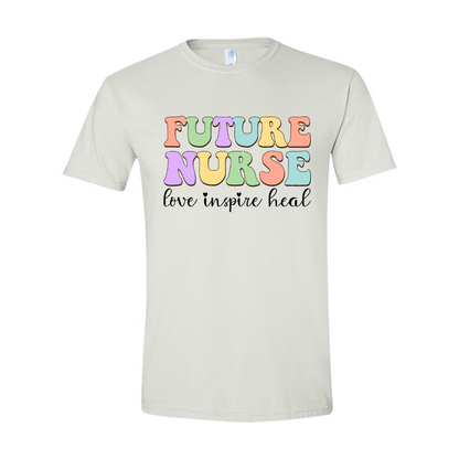 ADULT Unisex T-Shirt NURB009 FUTURE NURSE LOVE INSPIRE