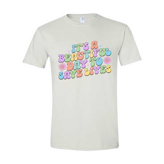 ADULT Unisex T-Shirt NURB013 IT'S A BEAUTIFUL DAY