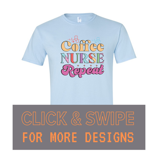 ADULT Unisex T-Shirt NURSE Custom Design