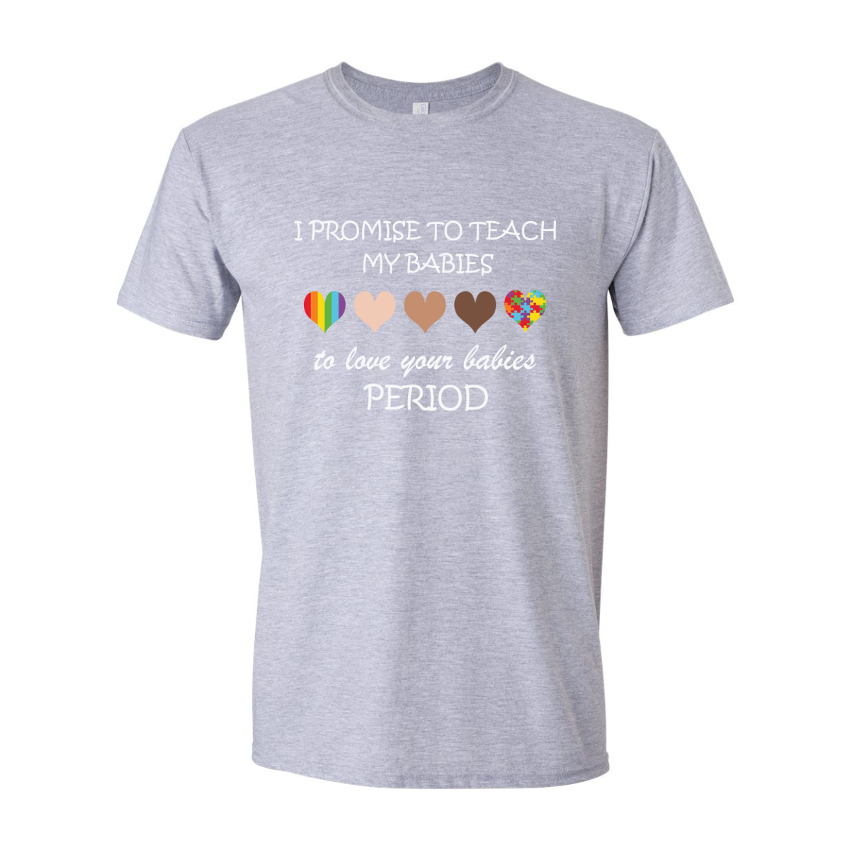 ADULT Unisex T-Shirt PMAA016 I PROMISE TO TEACH