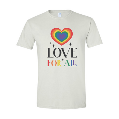 ADULT Unisex T-Shirt PMAB009 LOVE FOR ALL