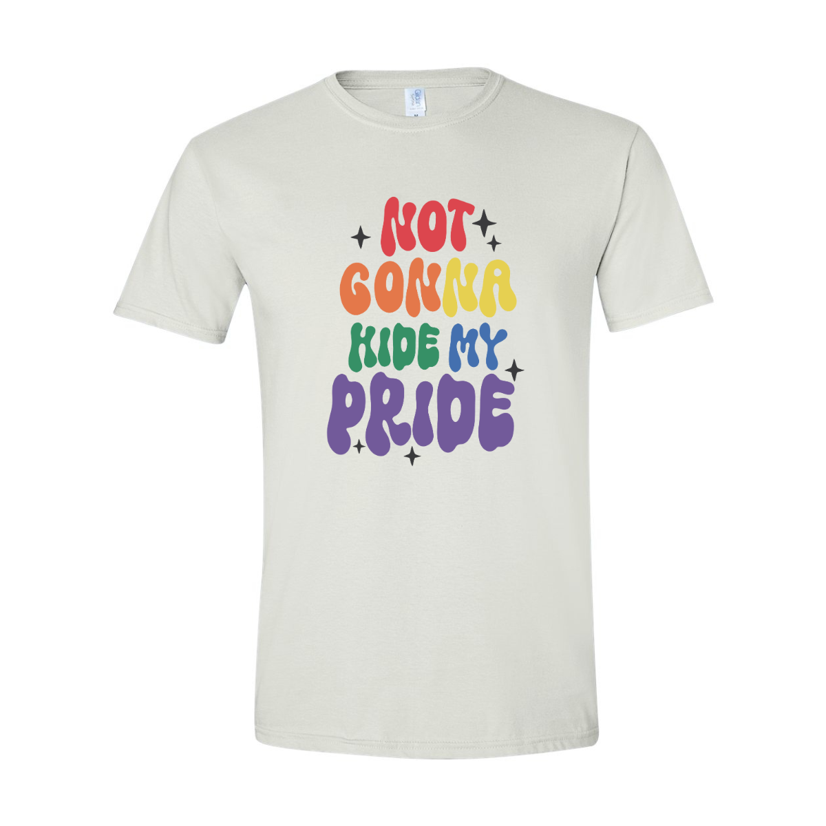 ADULT Unisex T-Shirt PMAB012 NOT GONNA HIDE MY PRIDE