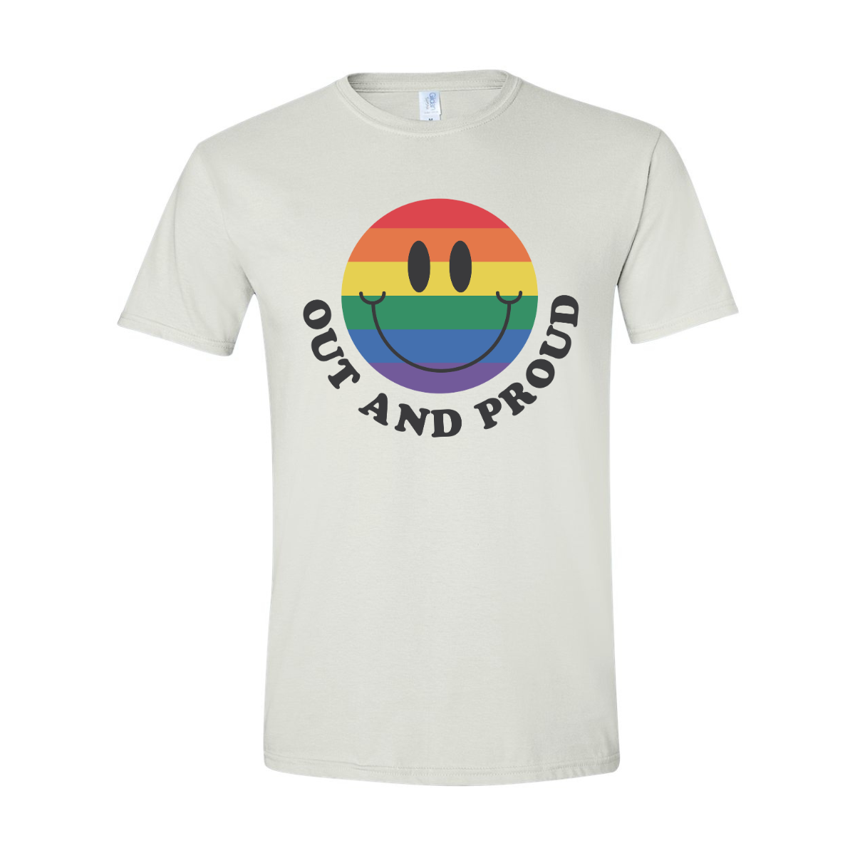 ADULT Unisex T-Shirt PMAB013 OUT AND PROUD