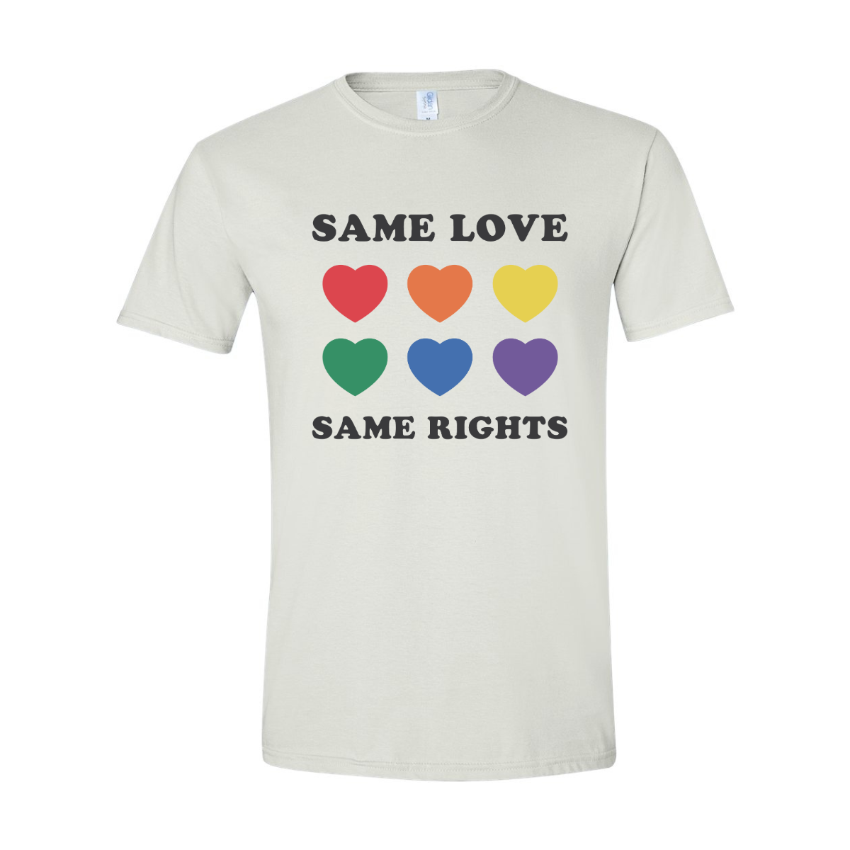 ADULT Unisex T-Shirt PMAB018 SAME LOVE SAME RIGHTS