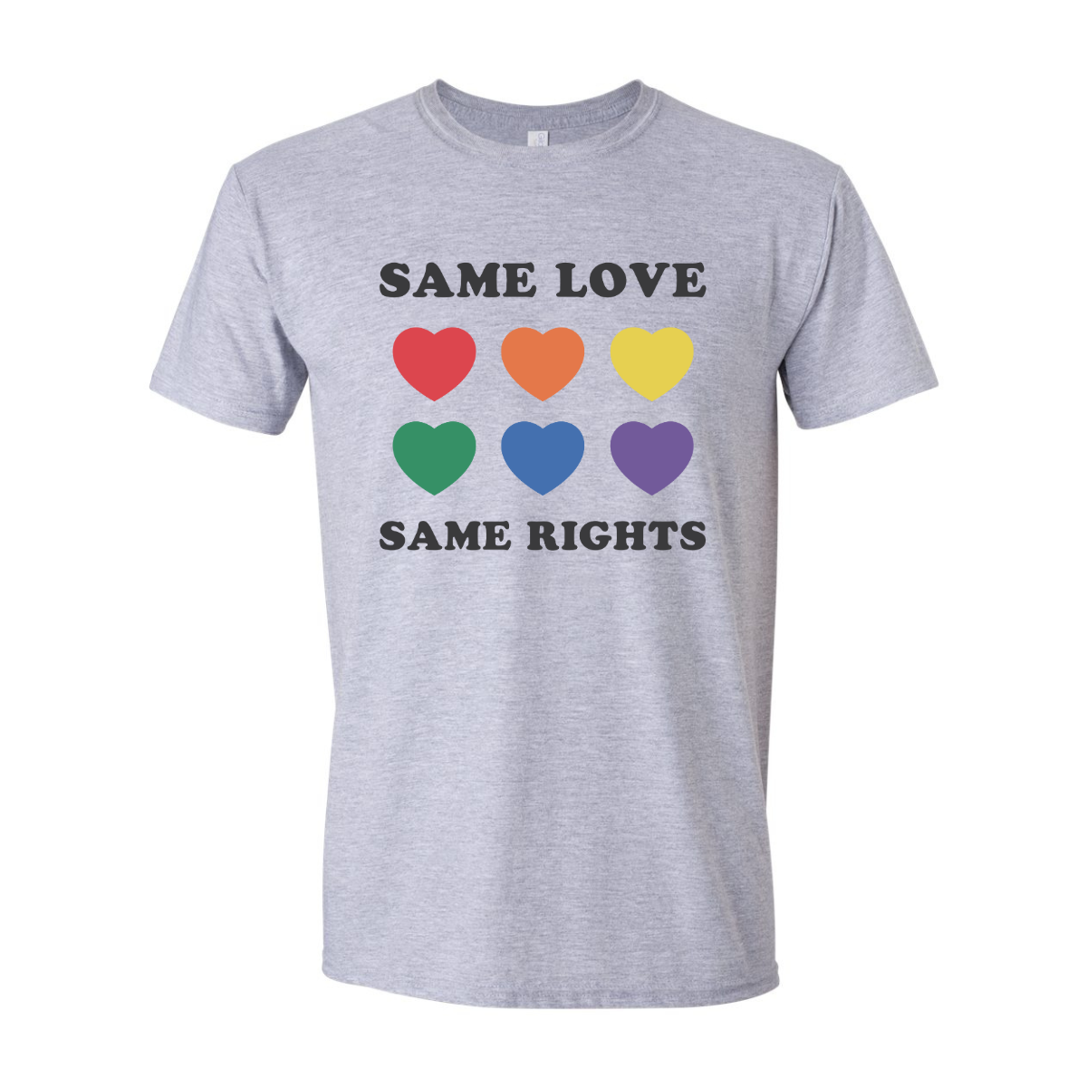 ADULT Unisex T-Shirt PMAB018 SAME LOVE SAME RIGHTS