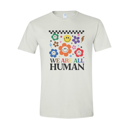 ADULT Unisex T-Shirt PMAB020 WE ARE ALL HUMAN