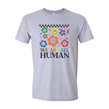 ADULT Unisex T-Shirt PMAB020 WE ARE ALL HUMAN