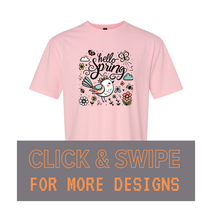 ADULT Unisex T-Shirt SPRING Custom Design