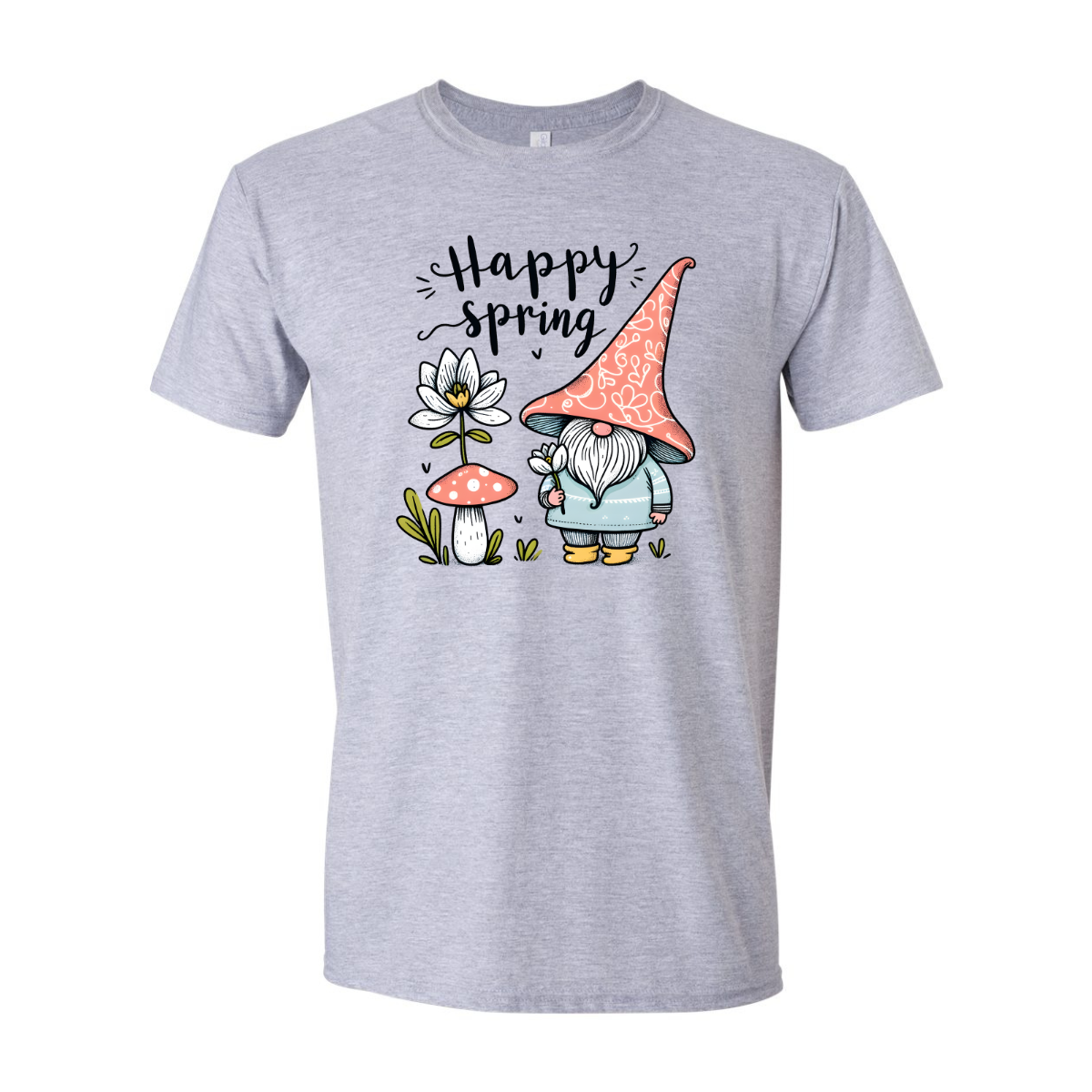 ADULT Unisex T-Shirt SPRA001 HAPPY SPRING