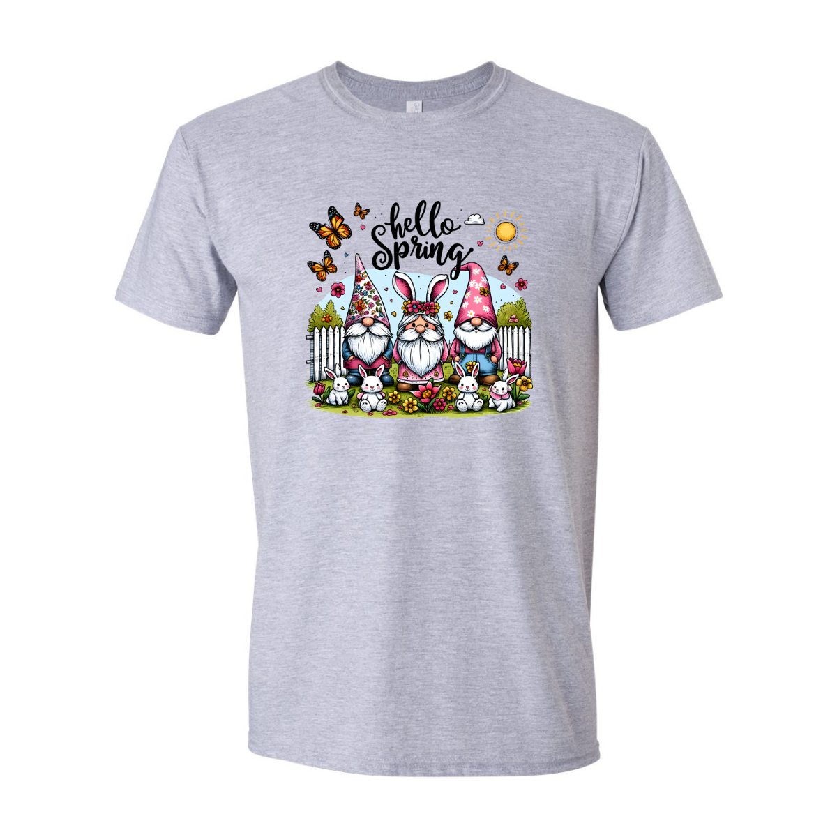 ADULT Unisex T-Shirt SPRA002 HELLO SPRING