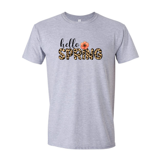 ADULT Unisex T-Shirt SPRA009 HELLO SPRING 8