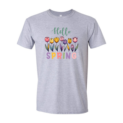 ADULT Unisex T-Shirt SPRA011 HELLO SPRING 10