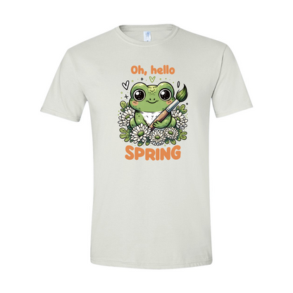 ADULT Unisex T-Shirt SPRA013 OH HELLO SPRING