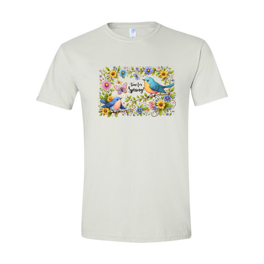 ADULT Unisex T-Shirt SPRA018 TIME FOR SPRING