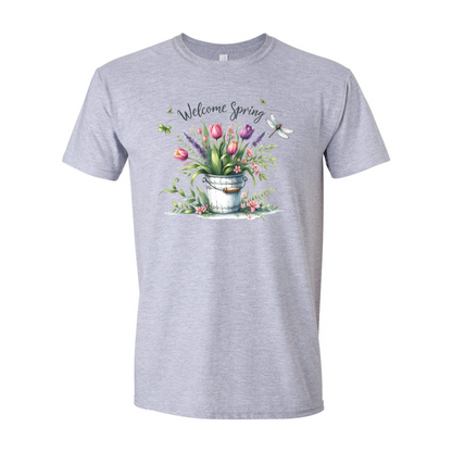 ADULT Unisex T-Shirt SPRA019 WELCOME SPRING