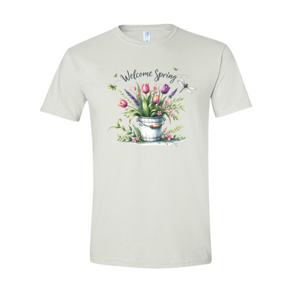 ADULT Unisex T-Shirt SPRA019 WELCOME SPRING