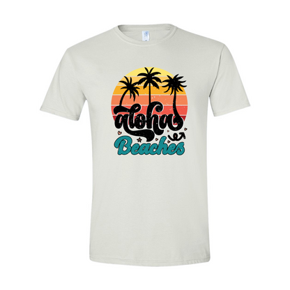 ADULT Unisex T-Shirt SUMA002 ALOHA BEACHES