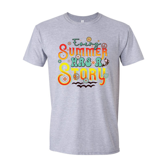 ADULT Unisex T-Shirt SUMA018 EVERY SUMMER HAS A STORY