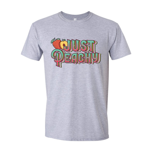 ADULT Unisex T-Shirt SUMA037 JUST PEACHY