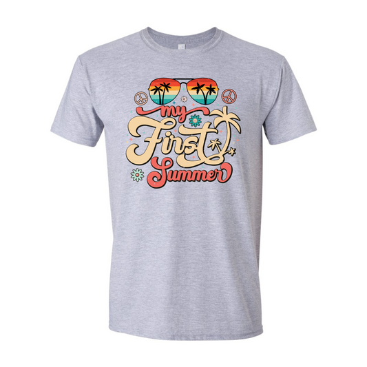 ADULT Unisex T-Shirt SUMA041 MY FIRST SUMMER