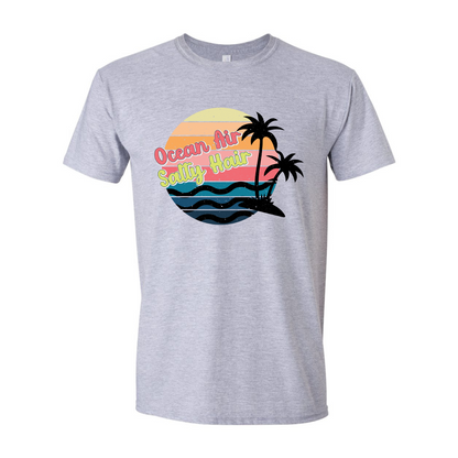 ADULT Unisex T-Shirt SUMA042 OCEAN AIR SALTY HAIR