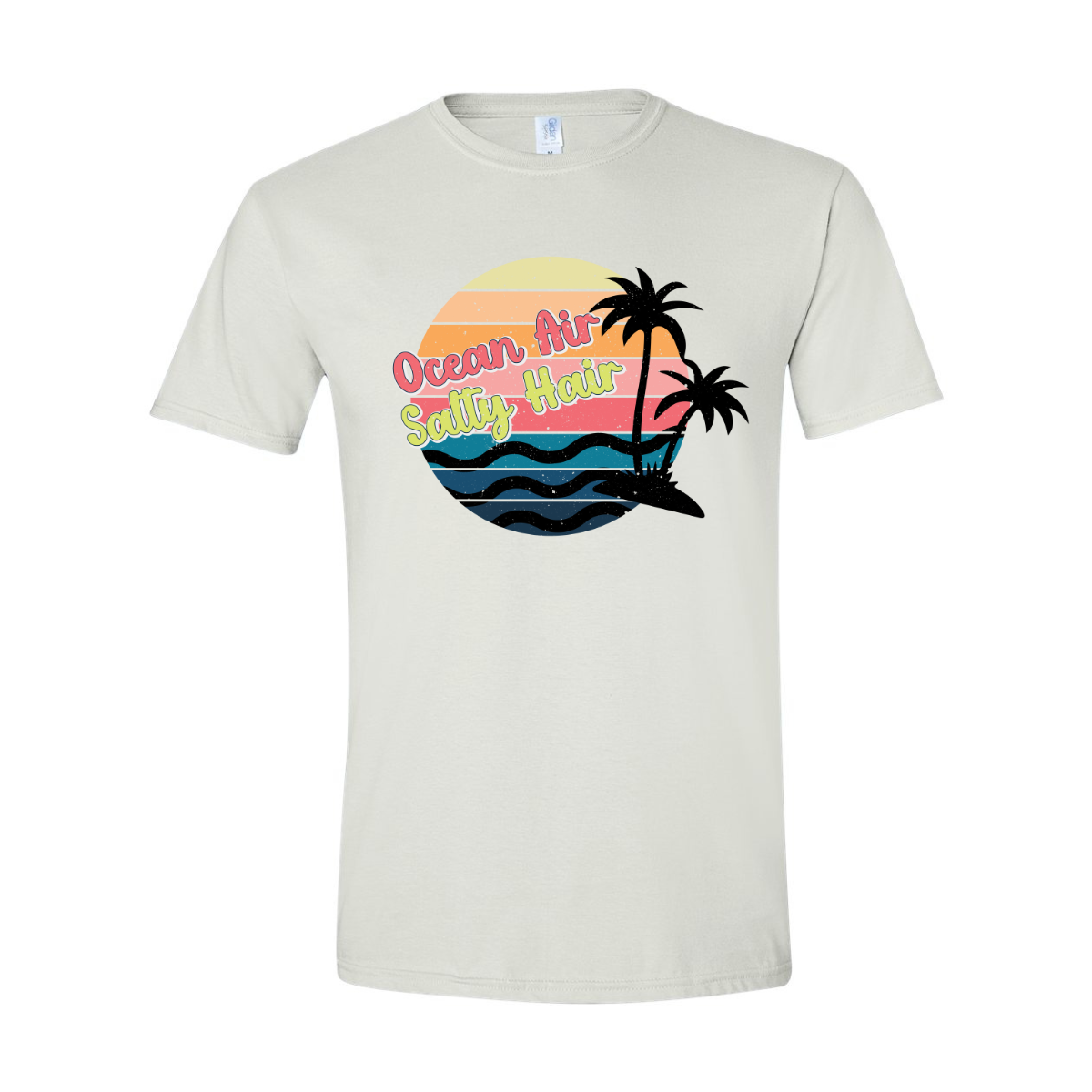 ADULT Unisex T-Shirt SUMA042 OCEAN AIR SALTY HAIR