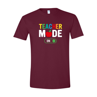 ADULT Unisex T-Shirt TEAA013 TEACHER MODE ON