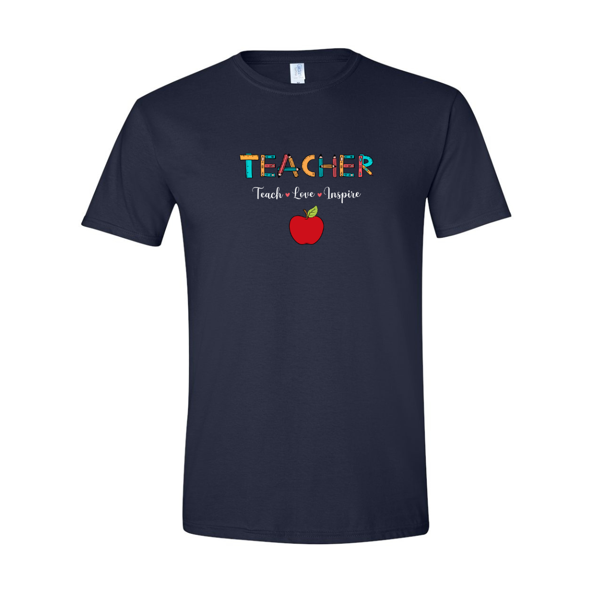 ADULT Unisex T-Shirt TEAA016 TEACHER TEACH LOVE INSPIRE