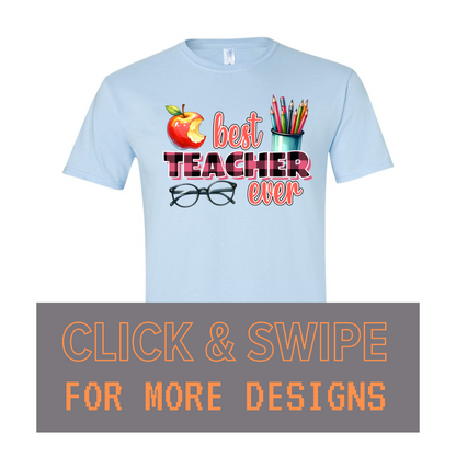 ADULT Unisex T-Shirt TEACHER Custom Design