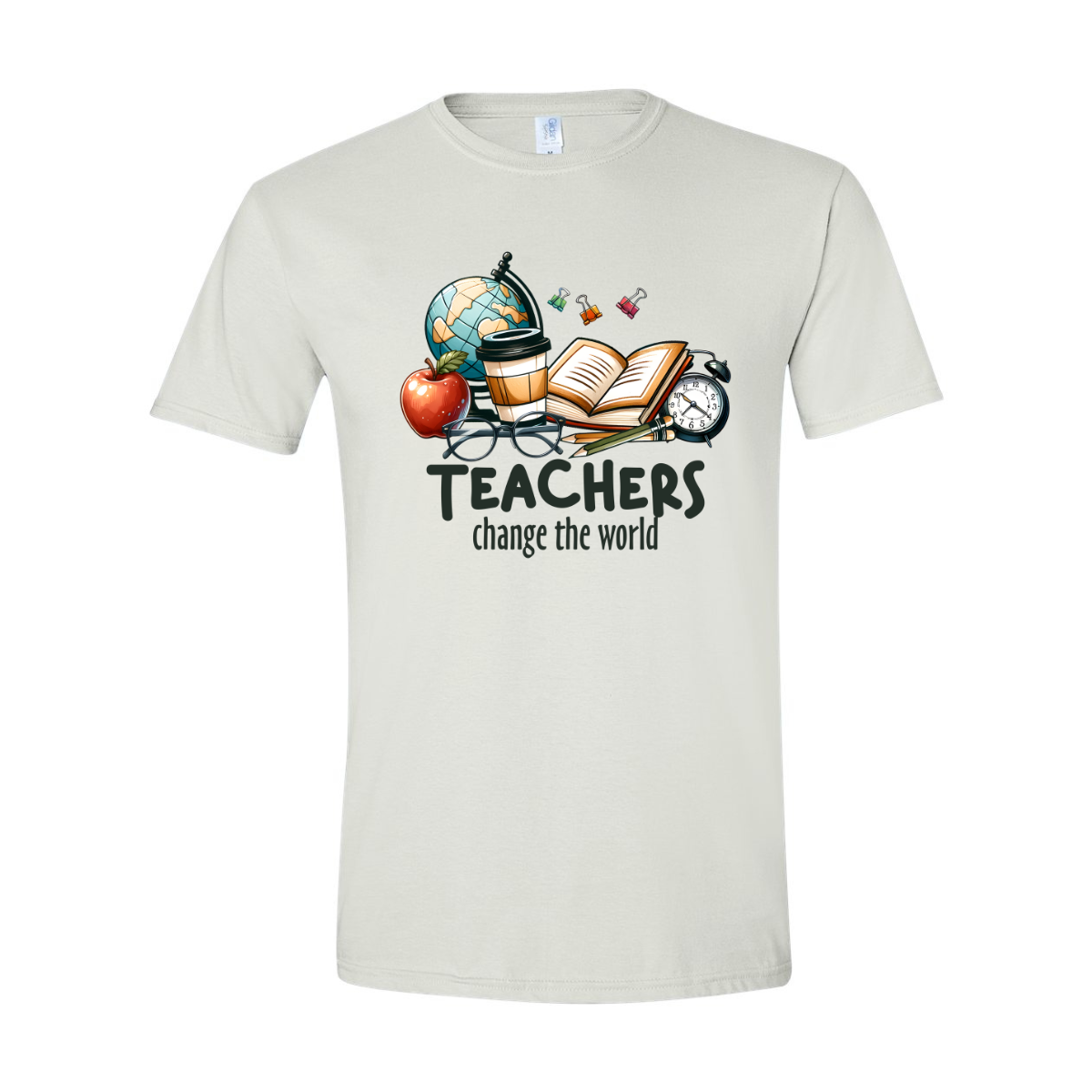 ADULT Unisex T-Shirt TEAB018 TEACHERS CHANGE THE WORLD