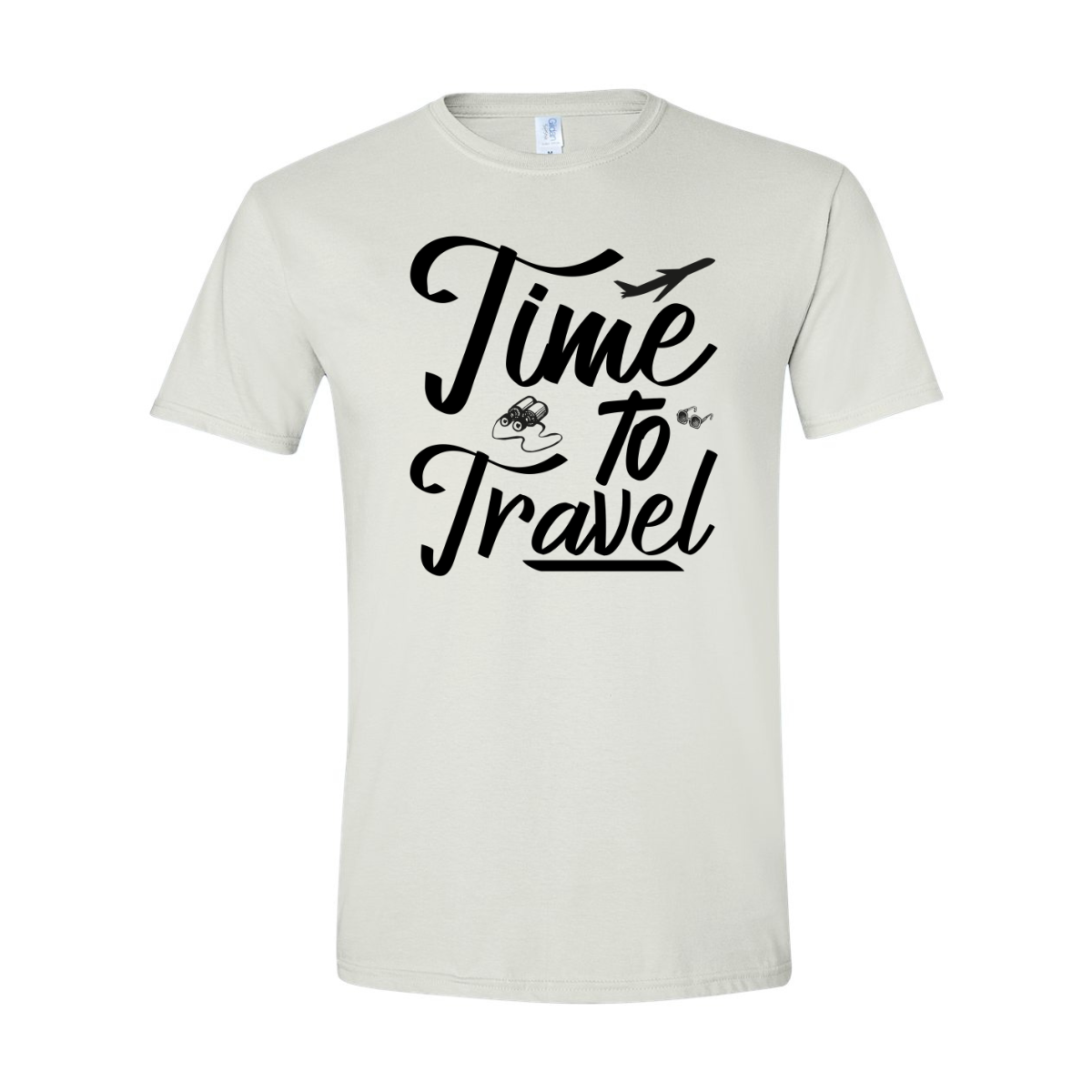 ADULT Unisex T-Shirt TRAA005 TIME TO TRAVEL