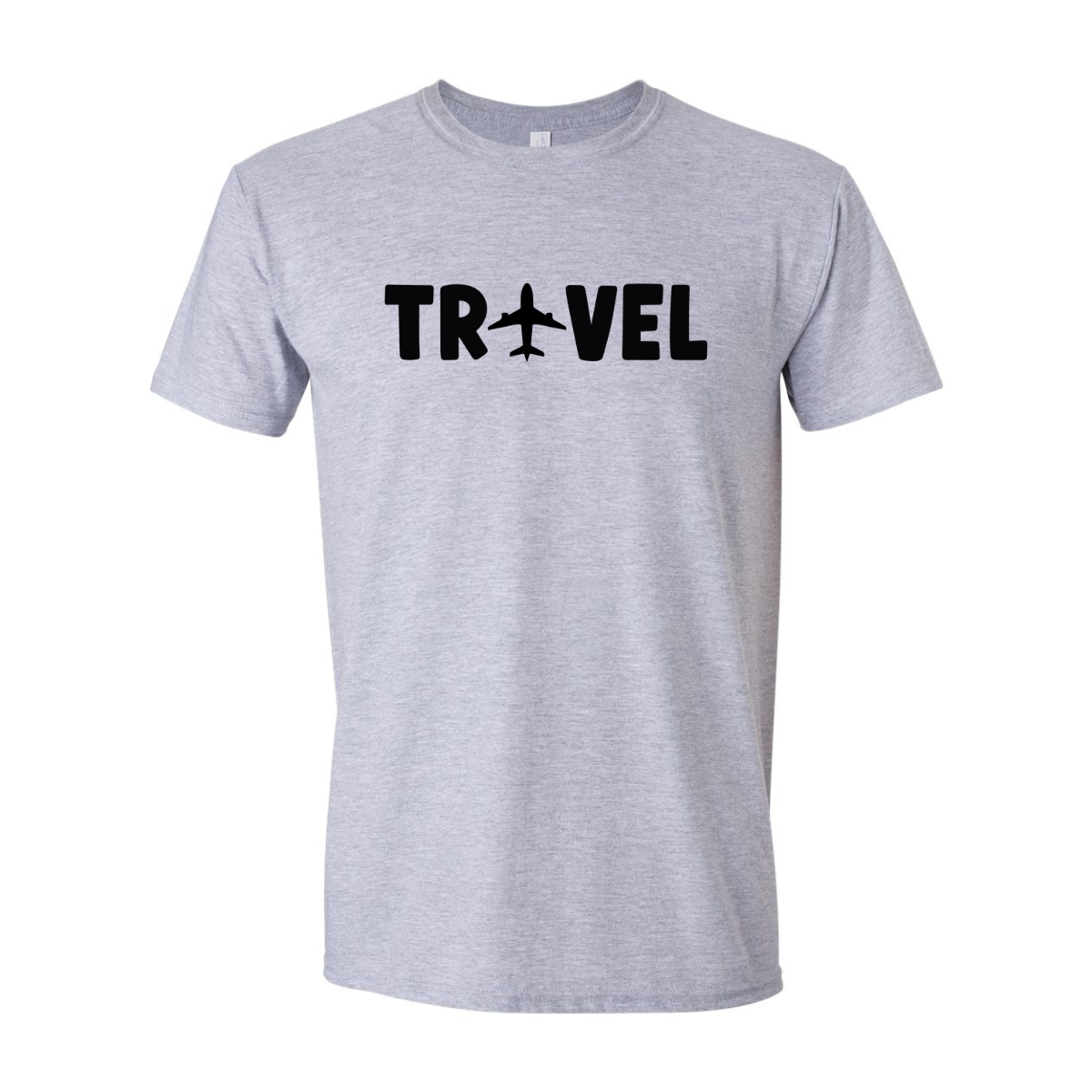 ADULT Unisex T-Shirt TRAA013 TRAVEL AIRPLANE